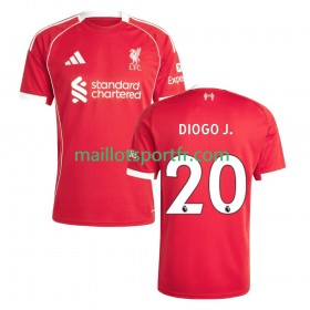 Maillot de Foot Liverpool Diogo Jota 20 Domicile 2025/26